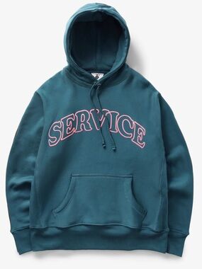 Service Works Arch Logo Hoodie - Petrol